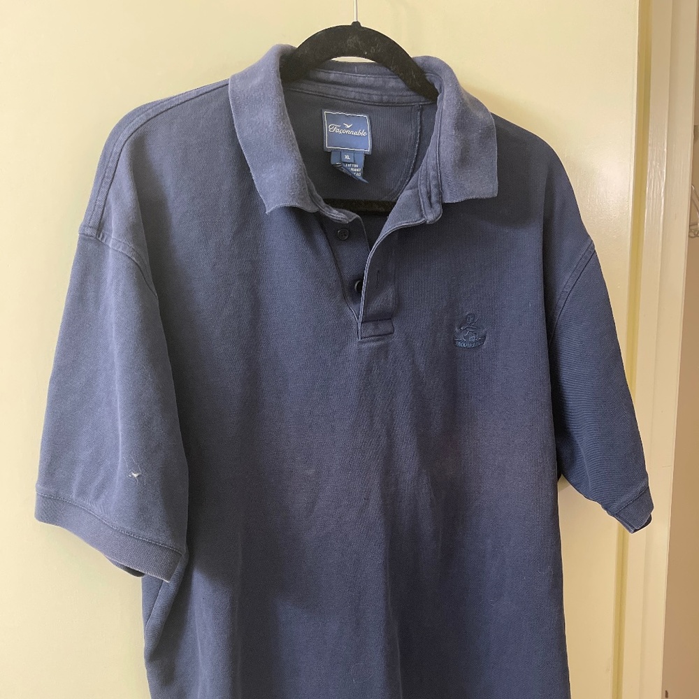 Faconnable polo shirt (XL and navy blue)